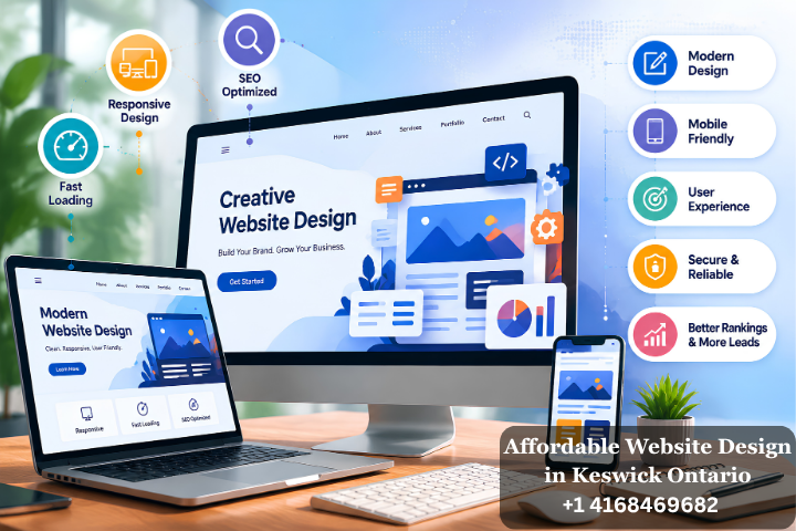 Affordable Website Design in Keswick Ontario