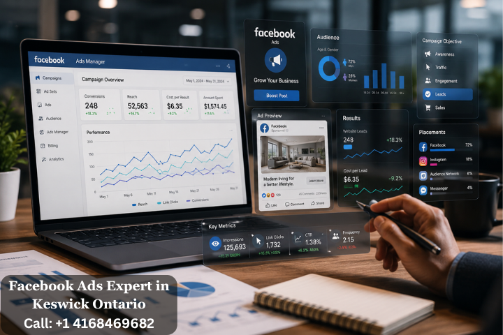 Facebook Ads Expert in Keswick Ontario