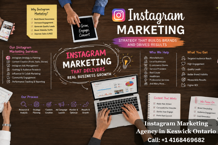 Instagram Marketing Agency in Keswick Ontario