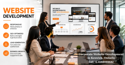 Corporate Website Development in Keswick, Ontario