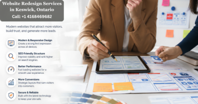Website Redesign Services in Keswick, Ontario