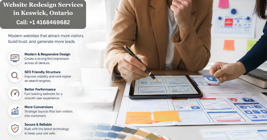 Website Redesign Services in Keswick, Ontario
