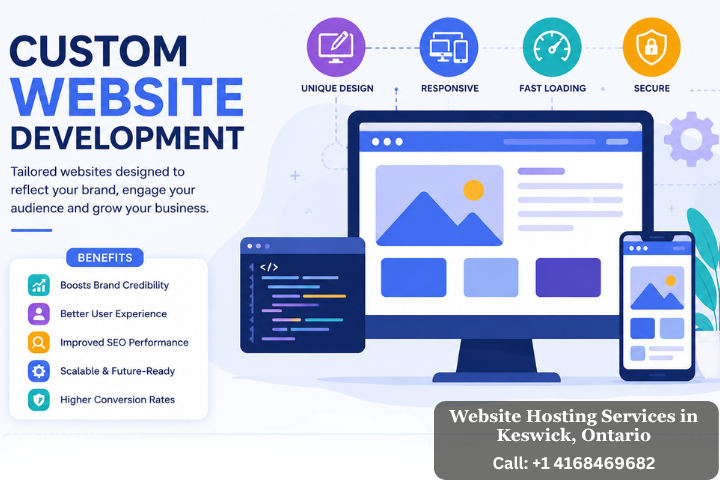 Custom Website Development in Keswick, Ontario