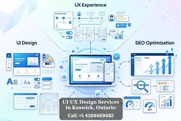 UI UX Design Services in Keswick, Ontario
