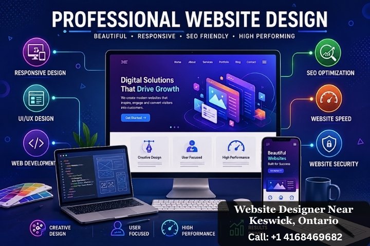 Website Designer Near Keswick, Ontario Website Designer Near Keswick, Ontario