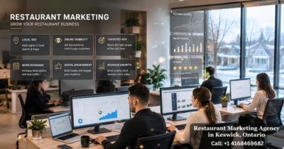 Restaurant Marketing Agency in Keswick, Ontario