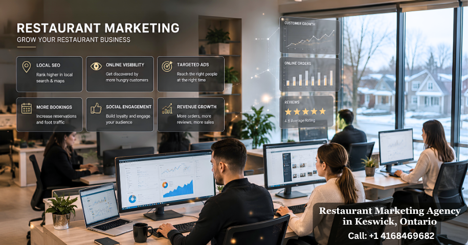 Restaurant Marketing Agency in Keswick, Ontario